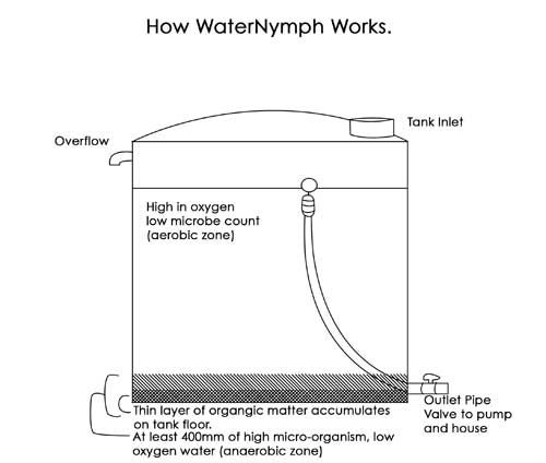 Clean Water with waternymph tank float